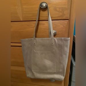 Tan tote bag